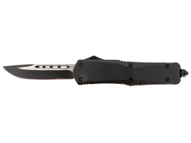 Steel River Knives Spartan Drop Point 440C SS Black Handle