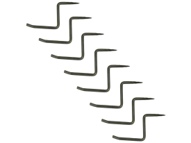 Ameristep StepUp Tree Steps Black 8 Pack