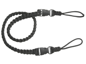 Outdoor Connection Black Paracord Binocular Strap