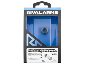 Rival Arms Thread Protector 9mm Luger 1 2-28 Flat Stainless Steel PVD 416R