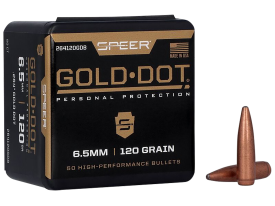 Speer Gold Dot .264 120gr Bonded Soft Point 50ct