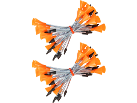 Cold Steel Broadhead Mini Darts Orange Silver .625in 50 Pack