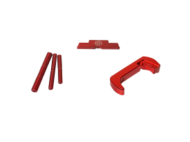 Cross Armory 3-Piece Kit Glock Gen5 Red Anodized Aluminum