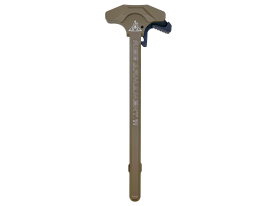 Rise Armament Extended Charging Handle Aluminum AR15 FDE Latch