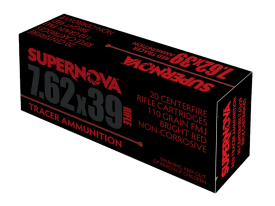 Piney Mountain Red Tracer 7.62mm 110 Gr FMJ 20 Rounds (Box)