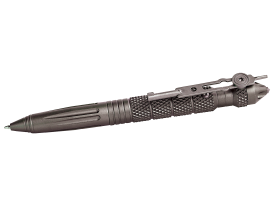 Uzi Accessories Tactical Pen with Glass Breaker Gun Metal Aluminum