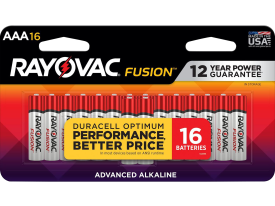 Rayovac AAA High Energy Alkaline Batteries (16 Pack)