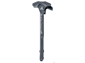 Rise Armament Extended Charging Handle Gray Aluminum Latch for AR15