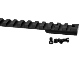 Warne XPR Vapor Picatinny Rail Black Short Action 20 MOA