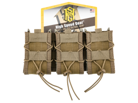 High Speed Gear Triple Taco Shingle Rifle Mag Pouch Coyote
