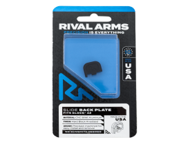 Rival Arms Aluminum Slide Back Cover Plate Glock 42 Black