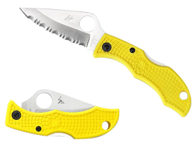 Spyderco Ladybug 3 Salt Marine Yellow Lightweight Knife