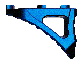Rise Micro Handstop Patriot Blue Aluminum for M-LOK Handguards
