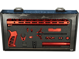 Timber Creek Outdoor Inc Enforcer Complete Build Kit Red Anodized for AR15