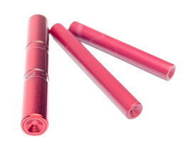 Cross Armory 3-Pin Set Dimpled Red Steel for Glock Gen5 Pistols