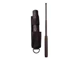 PSP Expandable Baton repels attacker Black Steel