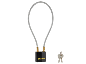 Master Lock 14" Gun Cable Lock (Black/Gold)