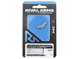 Rival Arms Slide Lock Extended Polished Stainless for Glock 43 43X 48