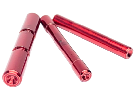 Cross Armory 3-Pin Set Glock Gen1-3 Red Dimpled Steel