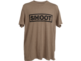 Hornady Men's Shoot Tri-Blend T-Shirt, Size Medium (Brown)