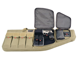 G*Outdoors Tactical AR Visual ID Rifle Case Tan