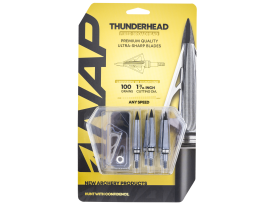 Nap Thunderhead Fixed 100 Grain Broadhead 5 Pack Silver Blades