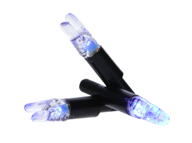 Nap Thunderglo Illuminated Blue Nocks 6 Pack Polycarbonate Aluminum