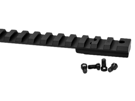 Warne Howa/vanguard Vapor Picatinny Rail Black Anodized Short Action 0 MOA