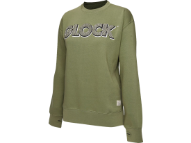 Glock Women's Crewneck Raglan Fleece, Size 2XL (ODGreen)