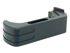 Cross Armory Mag Catch Glock Gen4/5 Black Aluminum Extended
