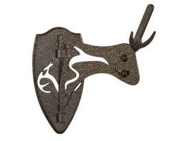 Realtree Little Hooker Graphite Black Skull Mount