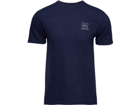 Glock Men's "Glock Strong" Logo T-Shirt, Size Small (Navy Blue)