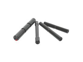 Cross Armory 4-Pin Set Dimpled Black Steel for Glock Gen4