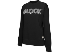 Glock Women's Crewneck Raglan Fleece, Size Large (Black)