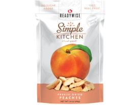 ReadyWise Simple Kitchen Freeze-Dried Peaches Pouch