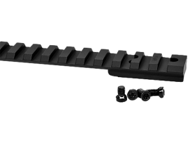 Warne Savage Black Anodized Short Action Vapor Picatinny Rail 20 MOA