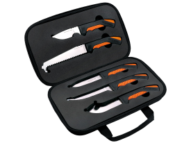 Cold Steel Hunting Kit with Case and 5 Blades