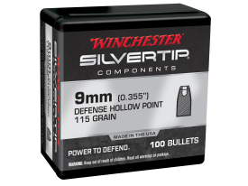 Winchester 9mm 115gr Silvertip Hollow Point Ammo