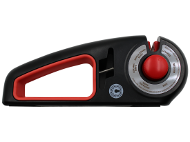 Caliber Gourmet Adjustable Knife Sharpener Black/Red