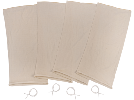 Natural Cotton Blend Elk Quarter Game Bags 4 Pack