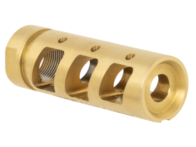 Rise Armament Ra-701 Gold Nitride Titanium .30cal Comp 5/8x24 Threads