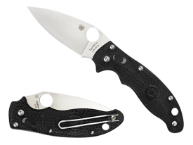 Spyderco Manix 2 Lightweight Knife Black FRC Handle