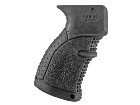 FAB Defense AGR47 AK Pistol Grip, Rubberized, Black Polymer