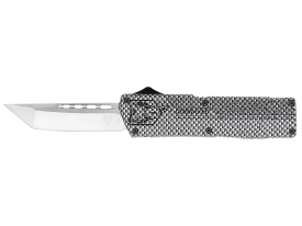 Cobratec Lightweight OTF Knife Carbon Fiber Tanto Blade
