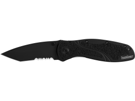Kershaw Blur Tanto Knife Part Serrated SpeedSafe Black Handle