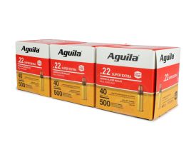 Aguila Super Extra 22 LR 40 Gr Solid Point Bundle
