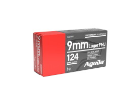1E092110 Aguila 9mm 124 Gr FMJ