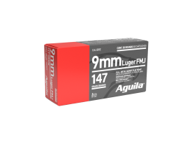 Aguila 9mm 147 Gr Subsonic FMJ Flat Point (Case)