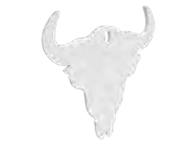Birchwood Casey White Skull AR500 Steel Target