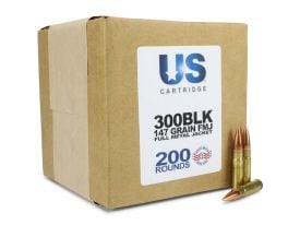 US Cartridge, 300 Blackout, FMJ, 300 BLK, 300 AAC Blackout, ammo for sale, fmj for sale, 300 BLK fmj, Ammunition Depot